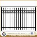 Ornamental Iron Fence, Cheap Wholesale Galvanzied Usado Esgrima em ferro forjado